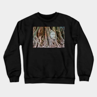 Buddha Head. Crewneck Sweatshirt